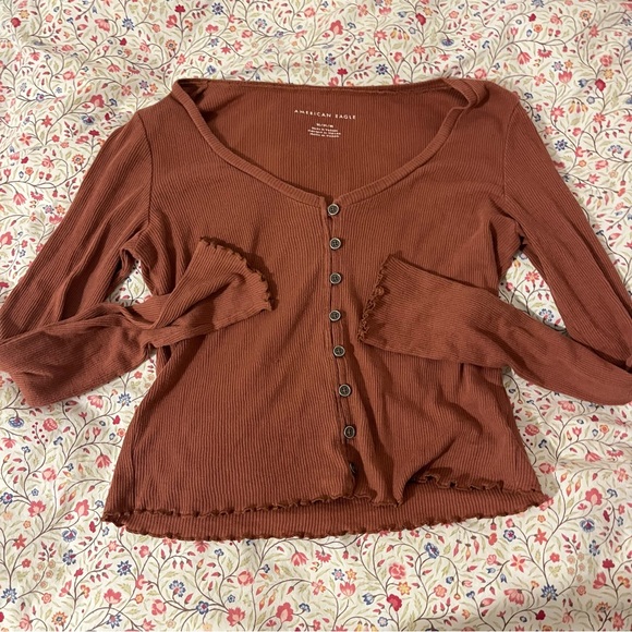 Bundle of three ribbed long sleeve tops - Picture 4 of 5